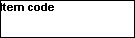 Item code
